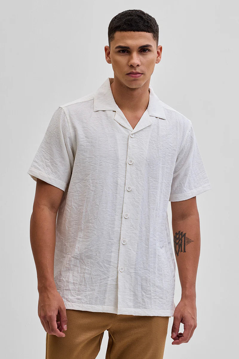 3 Box Fit Linen Blend Shirt