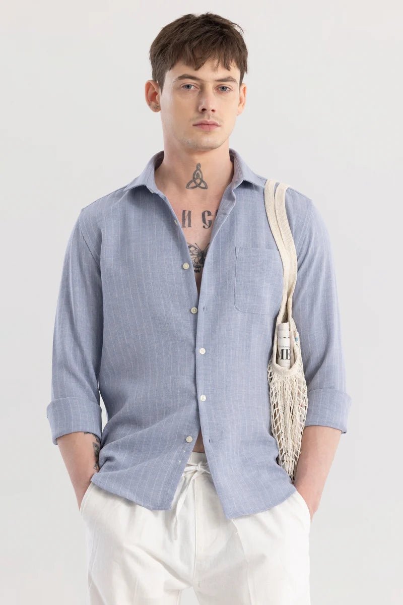 3 Linen Line  Stripe Shirt Combo