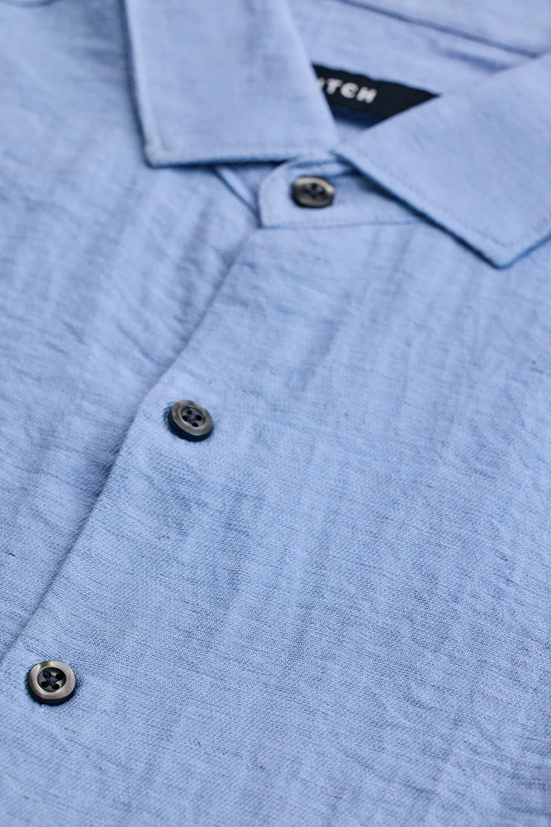 3 Textured Linen Blend Shirt