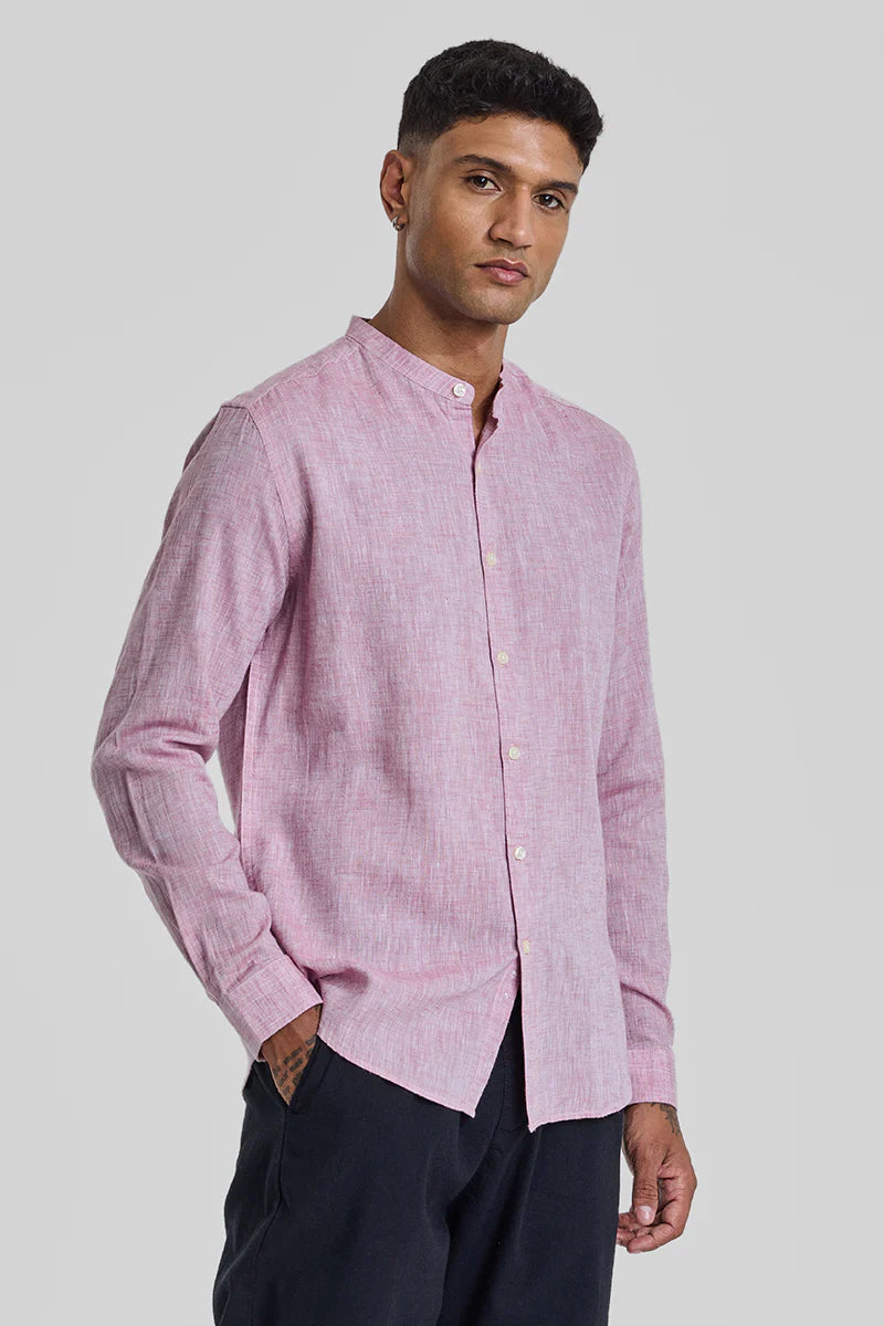 3 Textured Linen Shirt