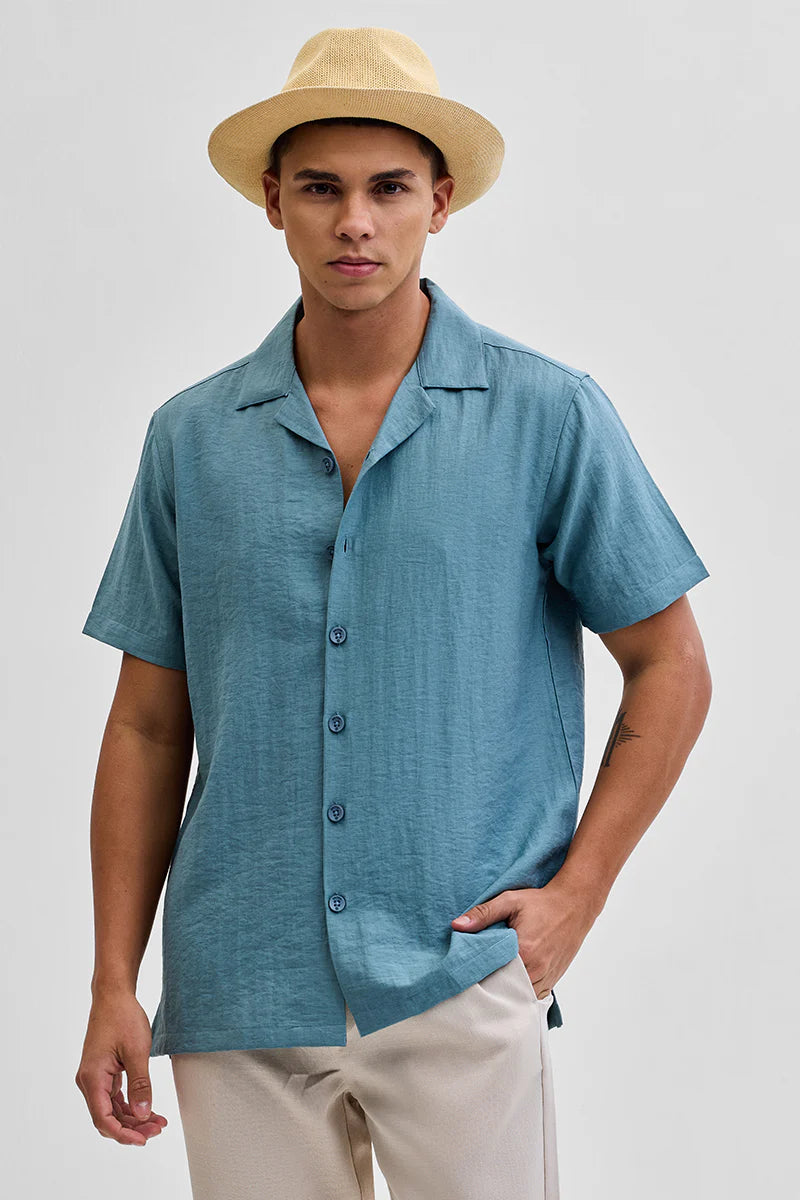 3 Box Fit Linen Blend Shirt